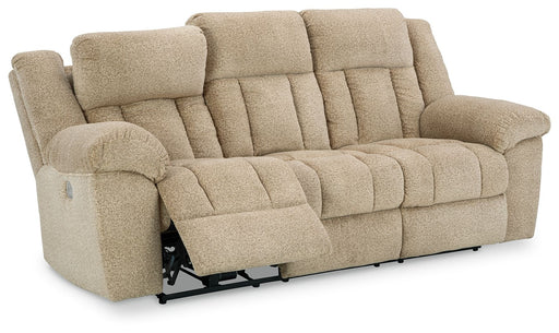 Tip-off - Power Reclining Sofa With Adj Headrest - R&R Furniture Gallery (Fountain Valley, CA)