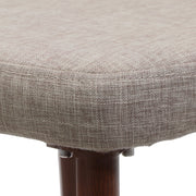 Modern Dining Chair With Iron Legs And Wood Finish - R&R Furniture Gallery (Fountain Valley, CA)