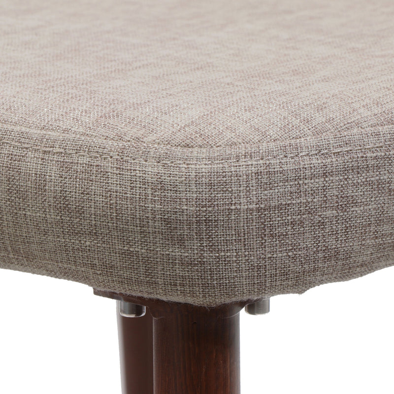 Modern Dining Chair With Iron Legs And Wood Finish - R&R Furniture Gallery (Fountain Valley, CA)