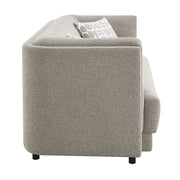 Glenda - Sofa With 3 Pillows - Gray Chenille - R&R Furniture Gallery (Fountain Valley, CA)