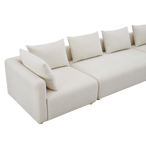 Hangover - Boucle Sofa - Cream - R&R Furniture Gallery (Fountain Valley, CA)