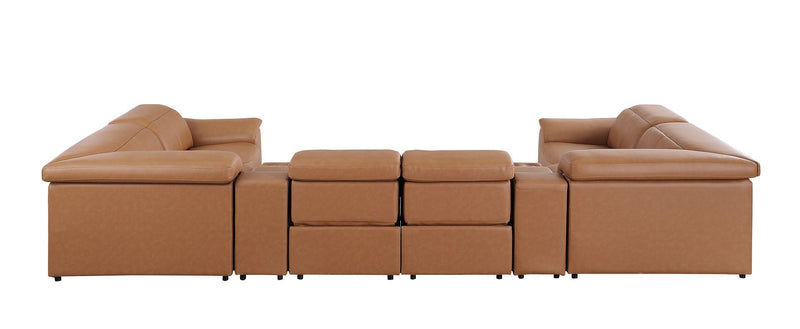 9762 - 8-Piece U-Shaped Sectional Sofa With 4 Power Recliner