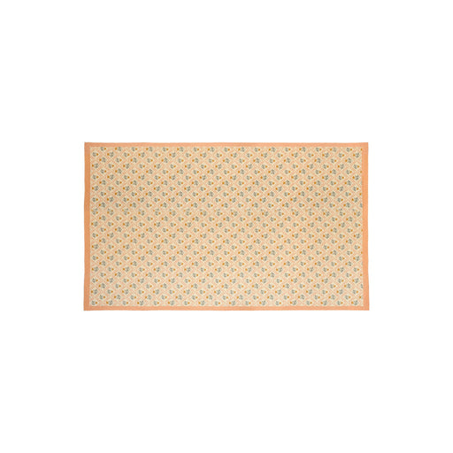 TOV Furniture Dolce placemat set featuring elegant table cloths with intricate patterns on a wooden dining table.