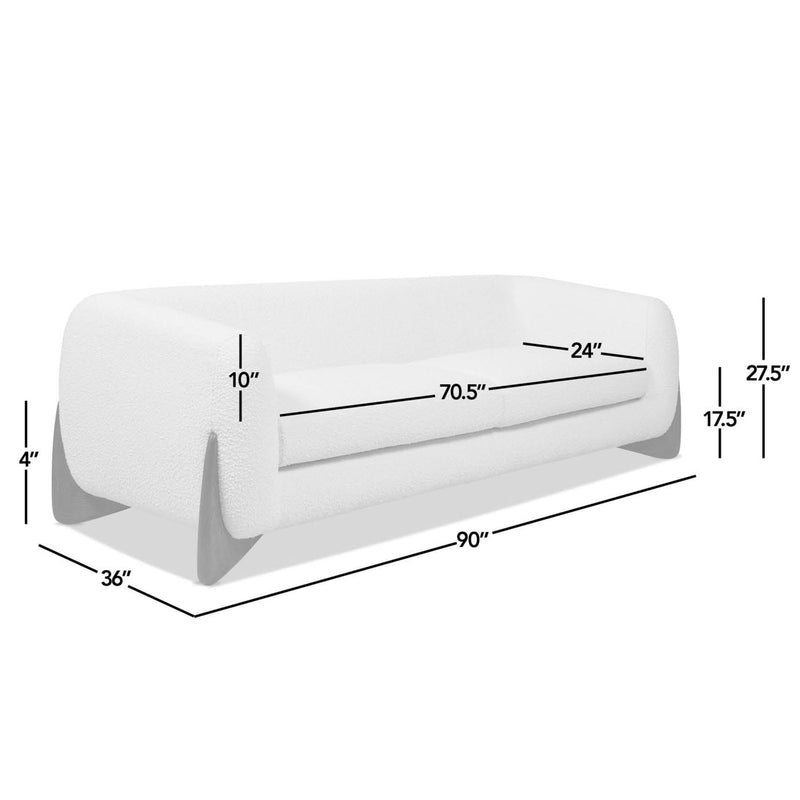 Alpine - Luxurious Upholstery Sherpa Sofa - R&R Furniture Gallery (Fountain Valley, CA)