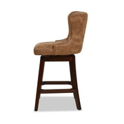 Holmes - Tufted High Back 360 Swivel Counter Height Barstool - R&R Furniture Gallery (Fountain Valley, CA)