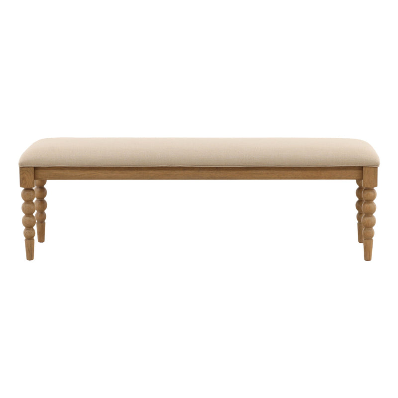 Marcellina - Bench - Beige And Natural