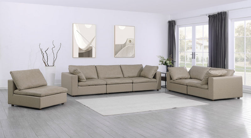 1100 - 3-Piece Sofa Set (Top-Grain Italian Leather) - R&R Furniture Gallery (Fountain Valley, CA)