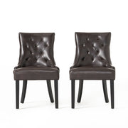 Contemporary Cheney Dining Chair Set With Tufted Design - R&R Furniture Gallery (Fountain Valley, CA)