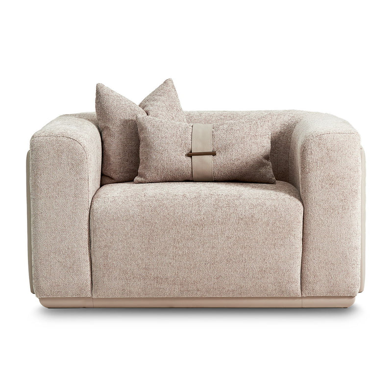 Canberra - Chair And A Half - Mink - R&R Furniture Gallery (Fountain Valley, CA)