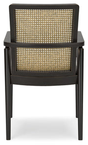Galliden - Dining Upholstered Arm Chair (Set of 2) - Black - R&R Furniture Gallery (Fountain Valley, CA)