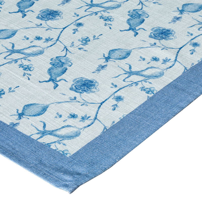 Dolce TOV Furniture placemat set with elegant table cloth design, showcasing woven fabric and coordinated table accessories.