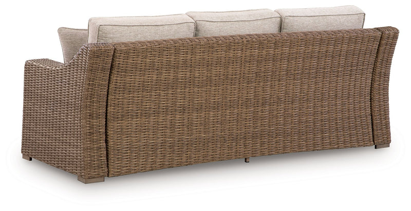 Laguna Heights - Sofa With Cushion - Beige - R&R Furniture Gallery (Fountain Valley, CA)