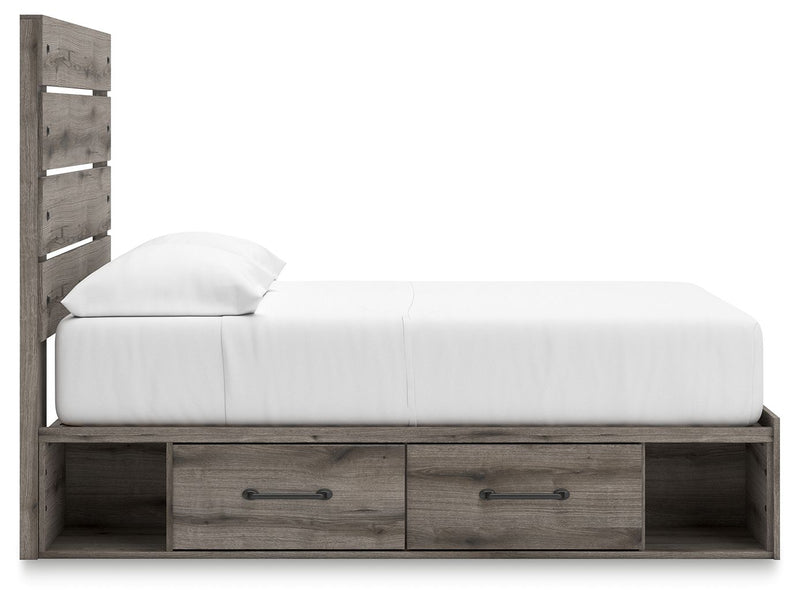 Graystorm - Panel Bed With Storage - R&R Furniture Gallery (Fountain Valley, CA)