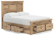Makidern - Panel Storage Bed With Under Bed Storage Unit And Storage Footboard - R&R Furniture Gallery (Fountain Valley, CA)