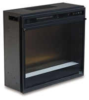 Entertainment Accessories - Fireplace Insert Glass/Stone - Black - R&R Furniture Gallery (Fountain Valley, CA)