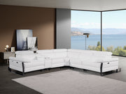 1246 - 6-Piece L-Shaped Modular Power Reclining Sectional With 3 Power Recliners And Power Headrests - R&R Furniture Gallery (Fountain Valley, CA)