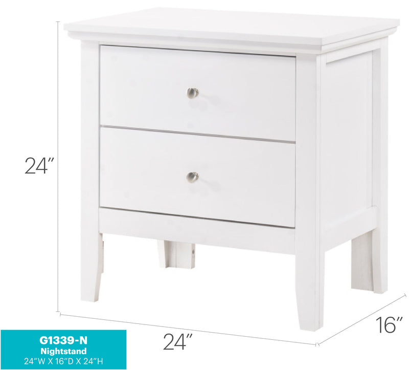 English Dovetailed Drawers Nightstand - R&R Furniture Gallery (Fountain Valley, CA)