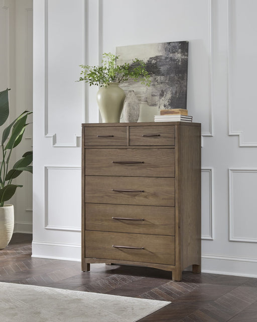 Arden 6 Drw Chest - Tvrn Brown - R&R Furniture Gallery (Fountain Valley, CA)