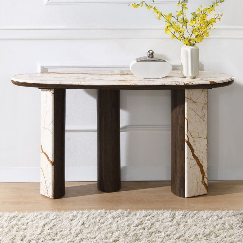 Haidar - Table With Marble Top - R&R Furniture Gallery (Fountain Valley, CA)