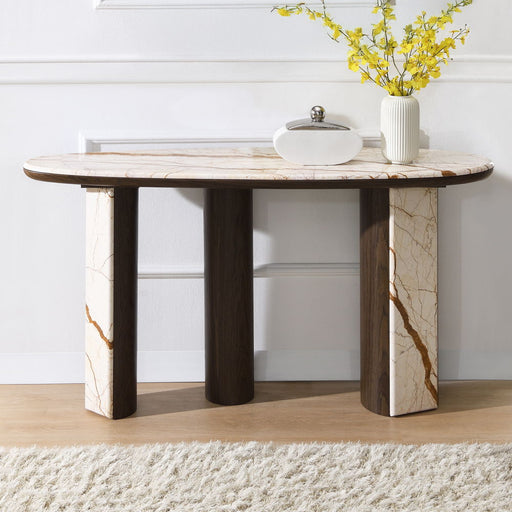 Haidar - Table With Marble Top - R&R Furniture Gallery (Fountain Valley, CA)