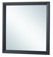 Glory Furniture Primo mirror with a sleek, modern design featuring a rectangular frame and clear reflective glass.