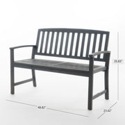 Farmhouse Style Loja Bench Indoor / Outdoor - R&R Furniture Gallery (Fountain Valley, CA)