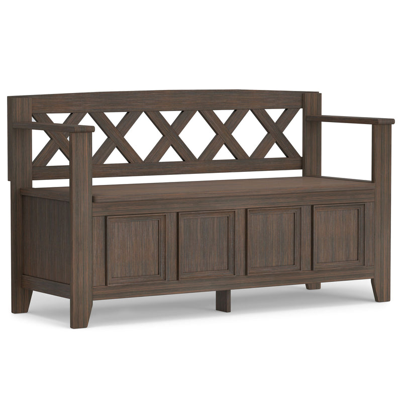 Amherst - Handcrafted Entryway Storage Bench - R&R Furniture Gallery (Fountain Valley, CA)