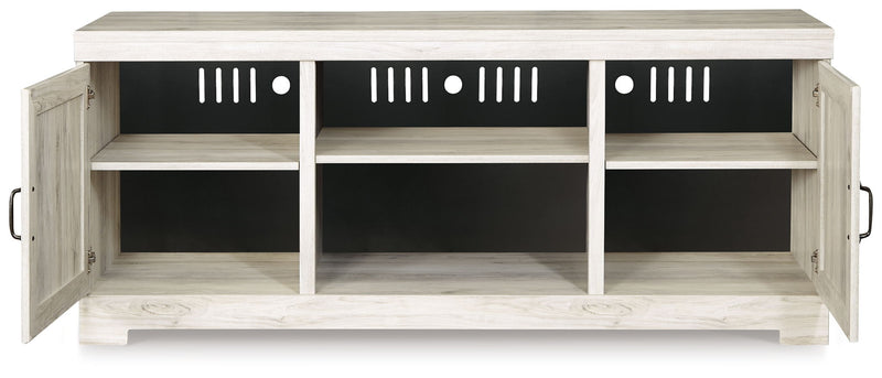 Bellaby - TV Stand W/Fireplace Option - R&R Furniture Gallery (Fountain Valley, CA)