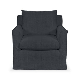 Classic Home Cassiano swivel chair with a modern design, featuring a cushioned seat and a rounded backrest for comfort.