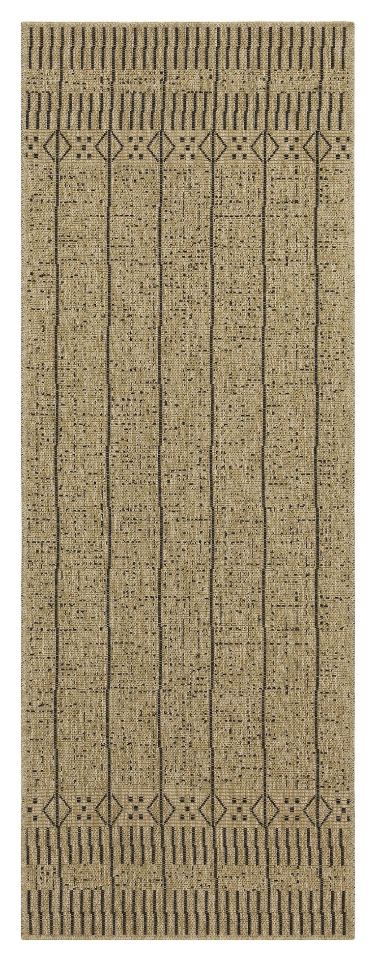 Earth - 7'10" X 10'3" Polypropylene, Indoor, Outdoor Area Rug - Jute / Black - R&R Furniture Gallery (Fountain Valley, CA)
