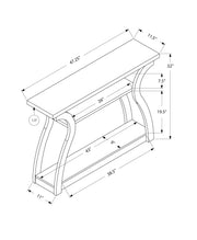 Accent Console Table For Entryway, Unique Curved Design - R&R Furniture Gallery (Fountain Valley, CA)