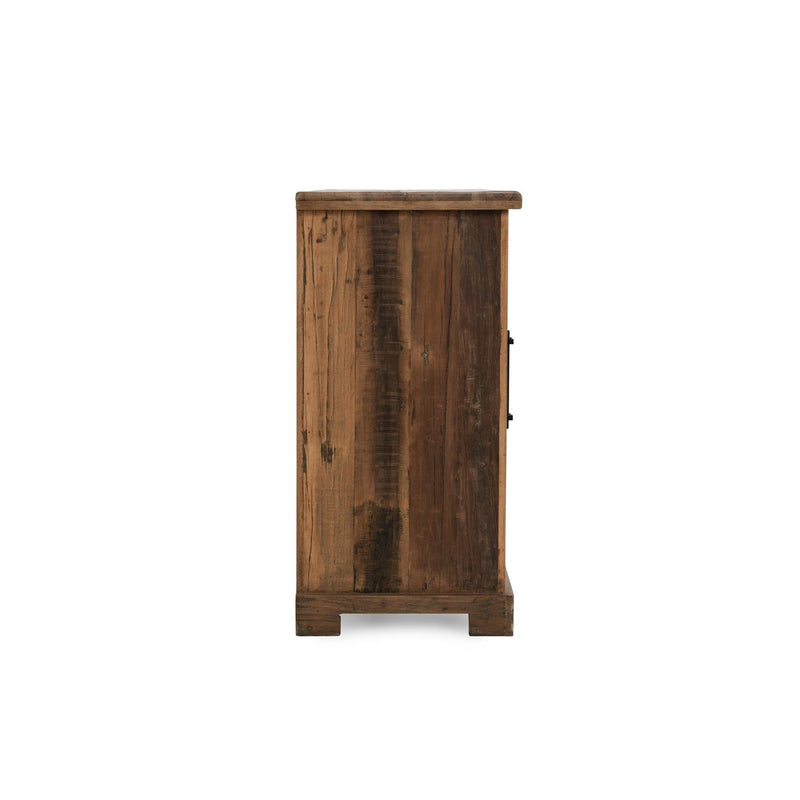 Zion - Wood 4 Door Cabinet - Natural - R&R Furniture Gallery (Fountain Valley, CA)