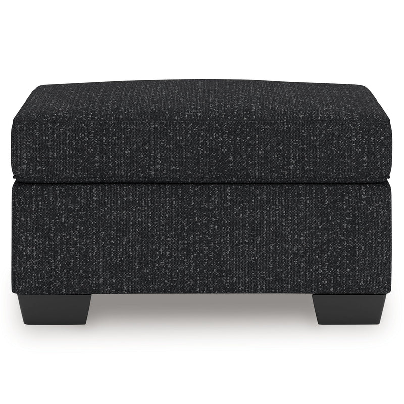 Jasmine Peaks - Ottoman - Coal - R&R Furniture Gallery (Fountain Valley, CA)