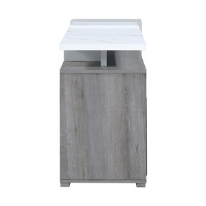 Zorra - Entertainment Unit With Bluetooth Speaker - Gray