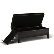 Oregon - Contemporary Storage Ottoman Bench With Tray - R&R Furniture Gallery (Fountain Valley, CA)