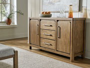 Cabalynn - Dining Room Server - Light Brown - R&R Furniture Gallery (Fountain Valley, CA)