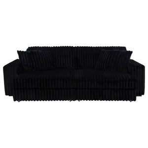Clifford - Upholstered Dual Power Chaise Sofa - Black