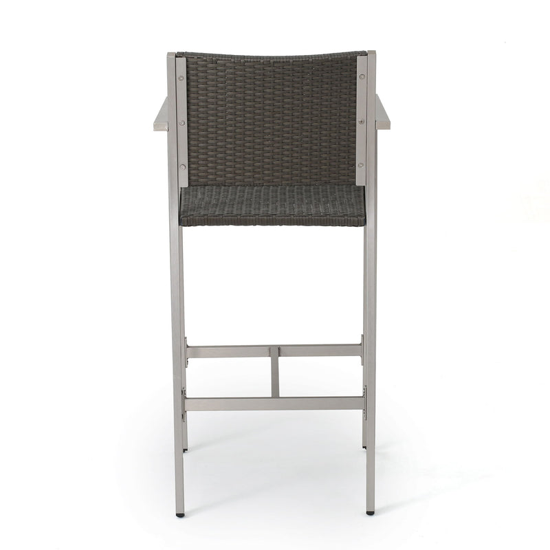 Outdoor Rust Proof Aluminum Barstools (Set of 2) - R&R Furniture Gallery (Fountain Valley, CA)