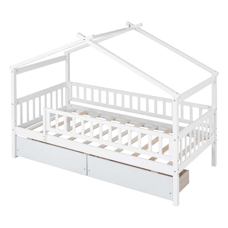 House Bed With 2 Drawers - R&R Furniture Gallery (Fountain Valley, CA)
