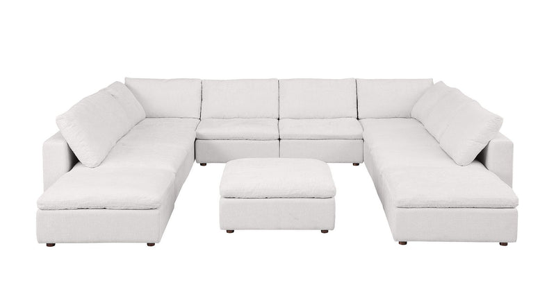 1100 - Top-Grain Italian Leather 11-Piece Sectional With Chaise
