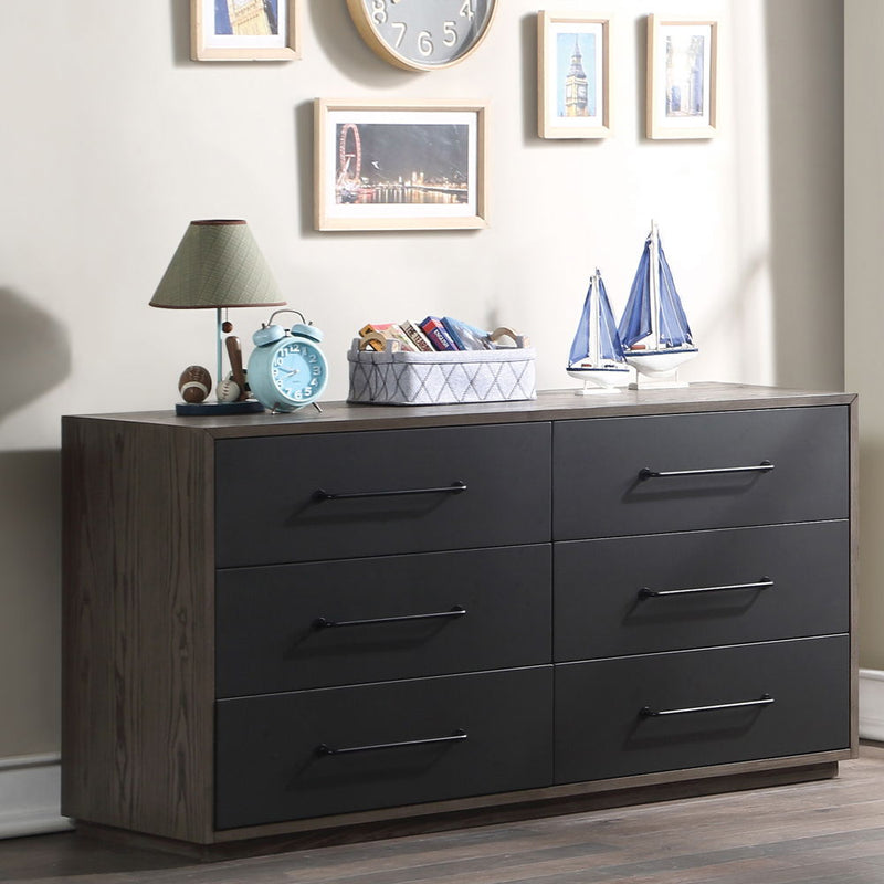 Estevon - Dresser - Gray Oak - R&R Furniture Gallery (Fountain Valley, CA)