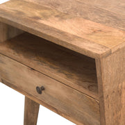 Nightstand With Open Slot - Oak - R&R Furniture Gallery (Fountain Valley, CA)
