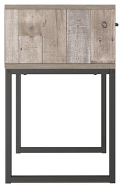 Neilsville - One Drawer Night Stand - Vinyl-Wrapped - Whitewash - R&R Furniture Gallery (Fountain Valley, CA)