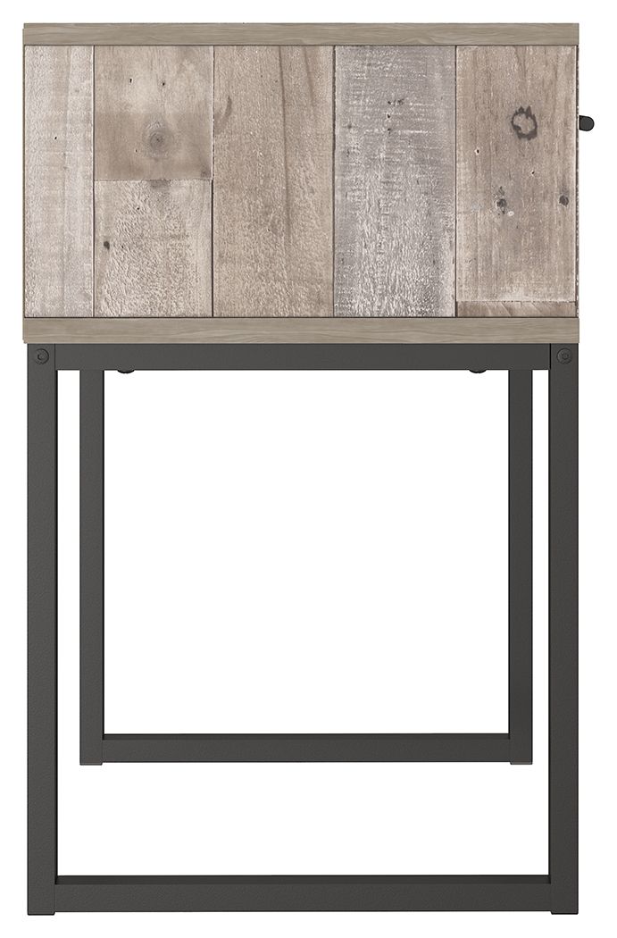 Neilsville - One Drawer Night Stand - Vinyl-Wrapped - Whitewash - R&R Furniture Gallery (Fountain Valley, CA)