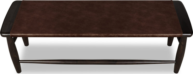 Koko Upholstered Bench in Minx