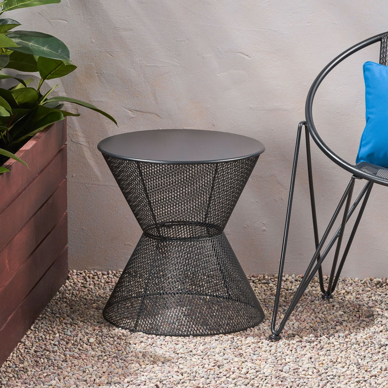 Nevada - Contemporary Side Table With Design - R&R Furniture Gallery (Fountain Valley, CA)