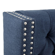 Transitional Upholstery Headboard With Tufted Buttons And Nailhead Trim - R&R Furniture Gallery (Fountain Valley, CA)