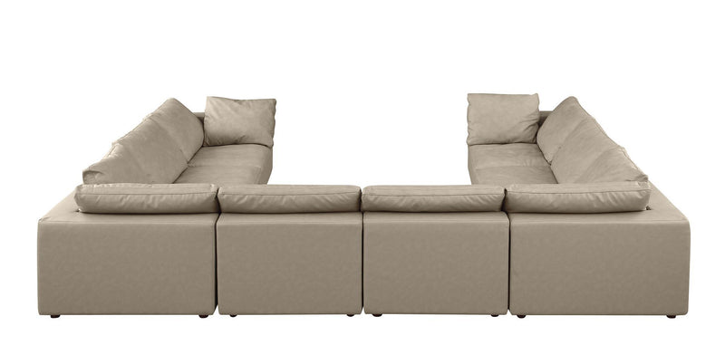 1100 - 8-Piece U-Shaped Sectional In Top-Grain Italian Leather