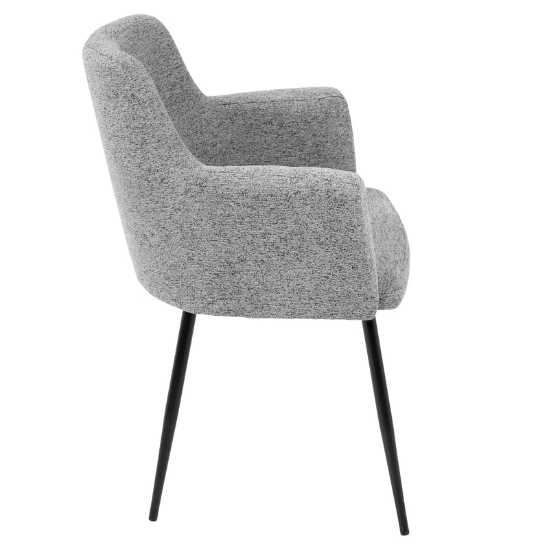 Lumi Source Andrew contemporary dining chair set of 2 with sleek modern design and wooden legs, perfect for modern dining rooms.