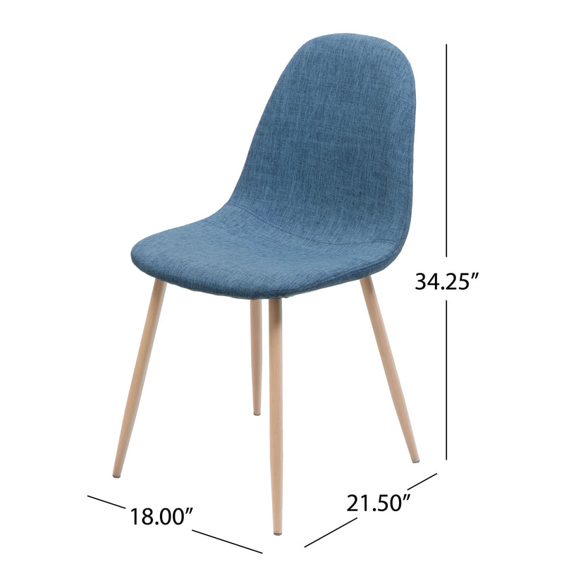 Elegant Dining Chair Set With Fabric - R&R Furniture Gallery (Fountain Valley, CA)